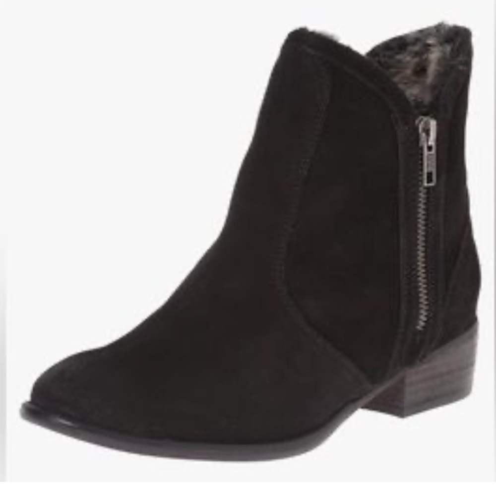 Anthropologie Lied Do faux Fur Suede Ankle Boots size 9